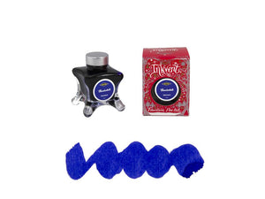 Diamine Thunderbolt Ink Vent Red Tintenfass, 50ml, Blau, Glas