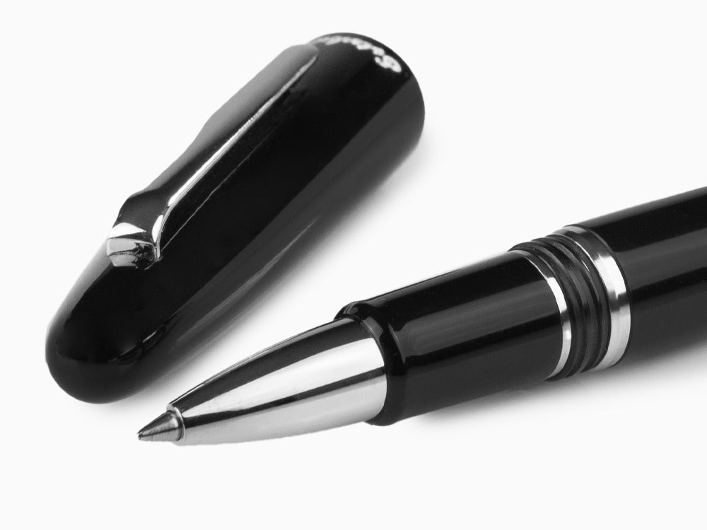 Esterbrook Estie Ebony Roller, Schwarzes Edelharz, Verchromte Akzente, E107