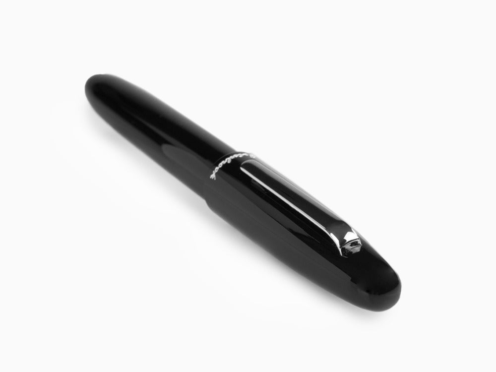 Esterbrook Estie Ebony Roller, Schwarzes Edelharz, Verchromte Akzente, E107