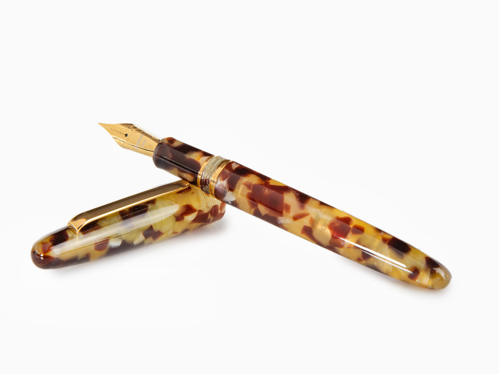Esterbrook Estie Tortoise Füllfederhalter, Edelharz, Vergoldet, E136