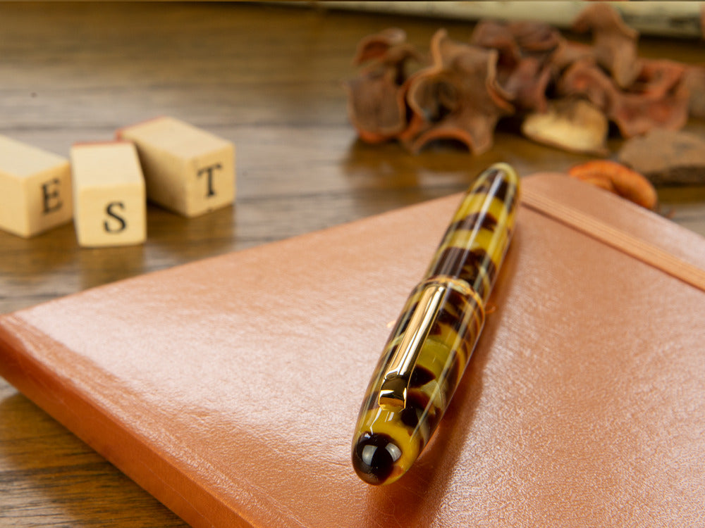 Esterbrook Estie Tortoise Roller, Edelharz, Braun, Vergoldet, E137