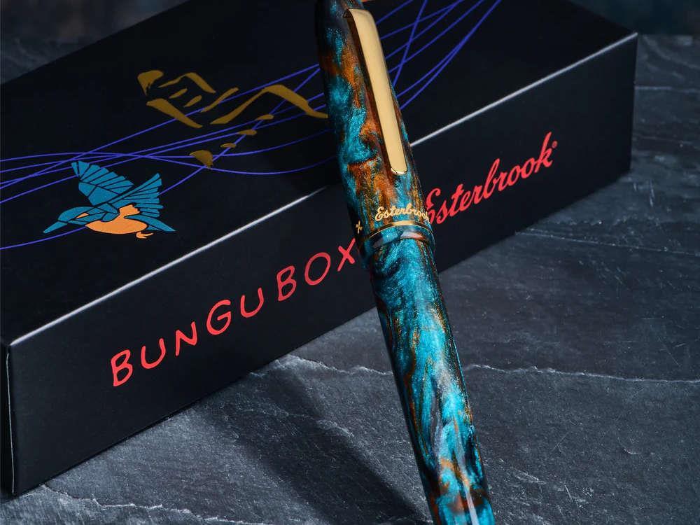 Esterbrook x BUNGUBOX Kingfisher Estie Füllfederhalter, EBIRDBUNGU