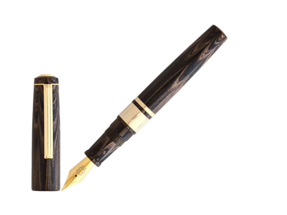 Esterbrook Big-J Antique Rose Ebonite Füllfederhalter, Braun, EBJR