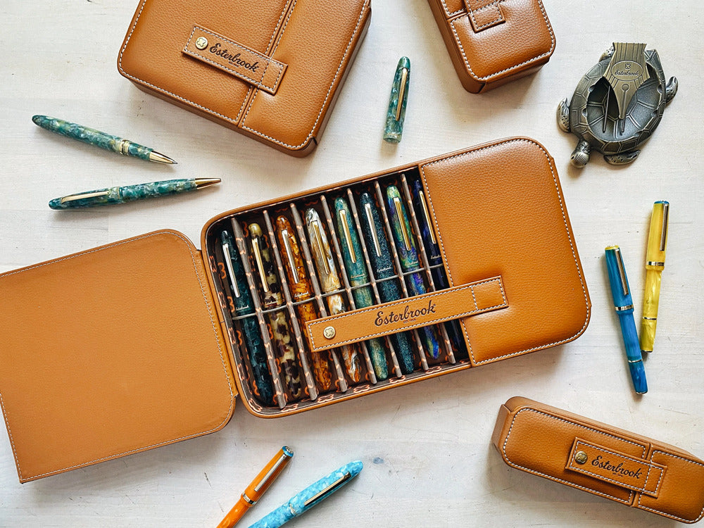 Esterbrook Accesorios Etui, British Tan, Braun, 1 Schreibgeräte, EBT101