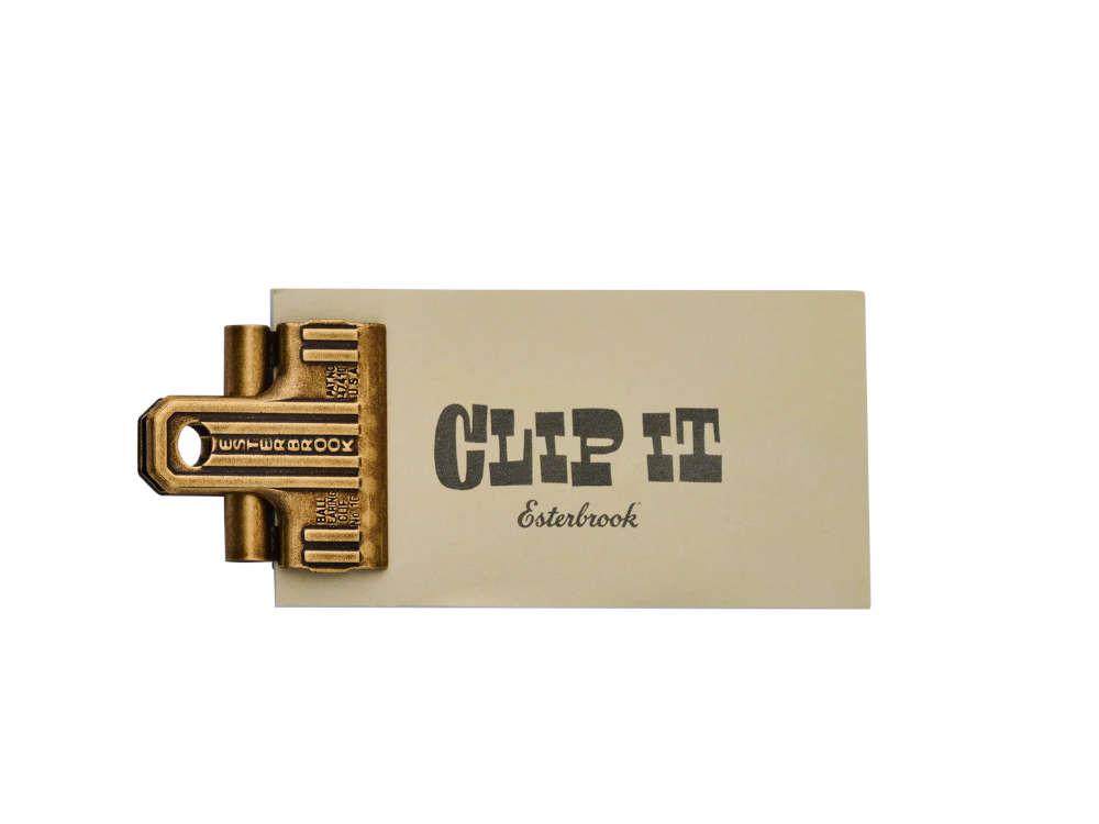 Esterbrook Eclipse 3-Teiliges Clip-Set, Metalle, Vergoldet, Golden, ECL-GOLD