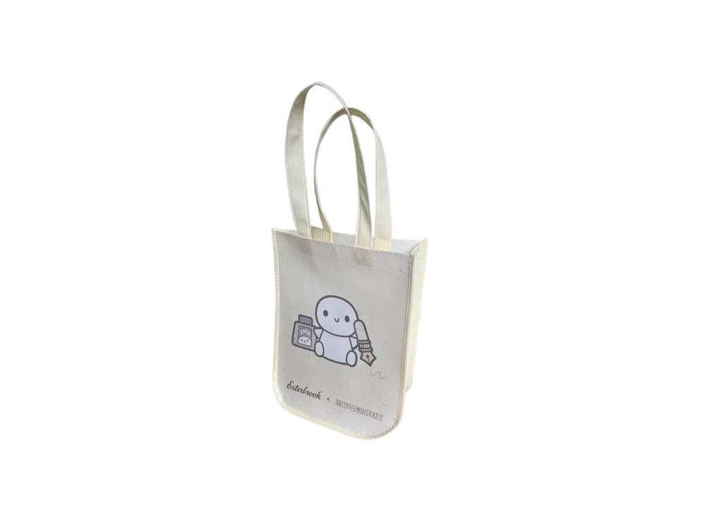 Esterbrook Coffee Monsterz.Co Tote Bag, Creme, ECMTOTE25