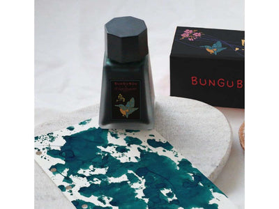 Esterbrook x BUNGUBOX Kingfisher Edition Tintenfass, Glass, EINK-BUNGUBIRD