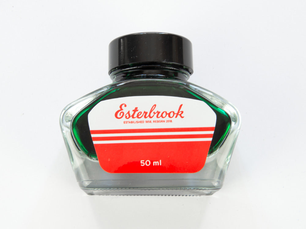 Esterbrook Tintenfass Evergreen, Grün, 50ml, Glass, EINK-EVERGREEN