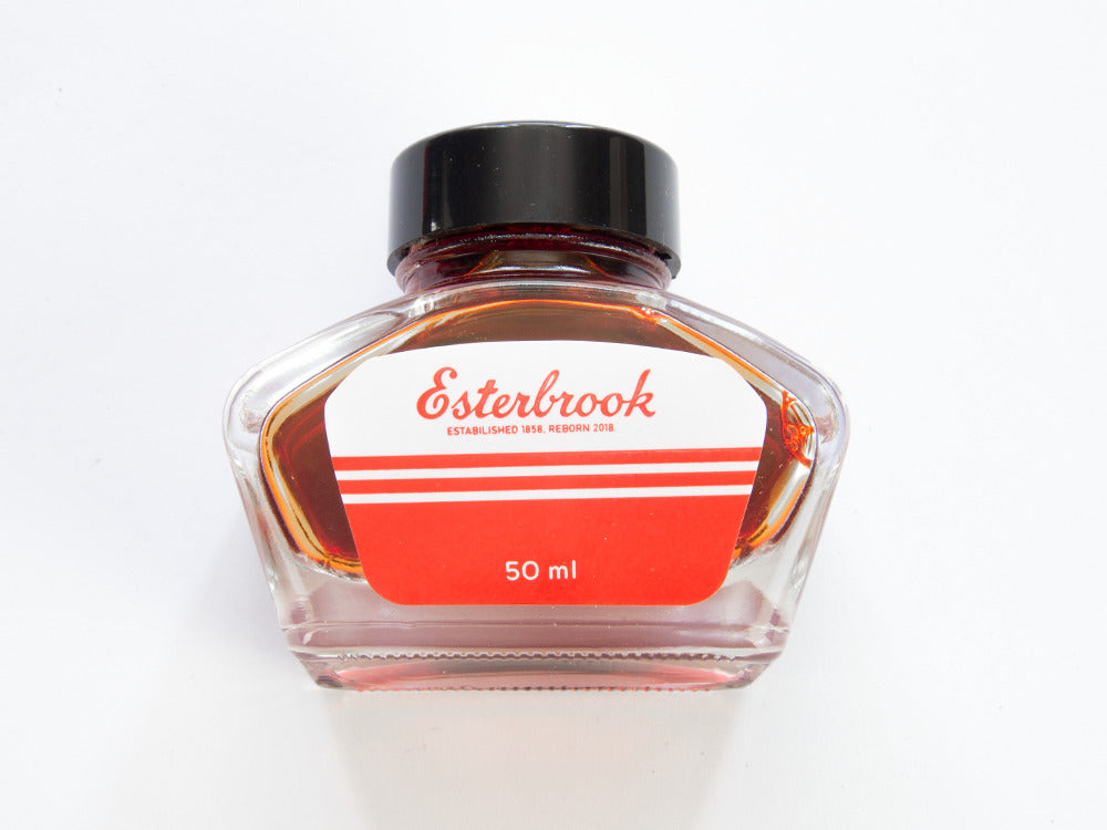 Esterbrook Tintenfass Tangerine, Orange, 50ml, Glass, EINK-TANGERINE