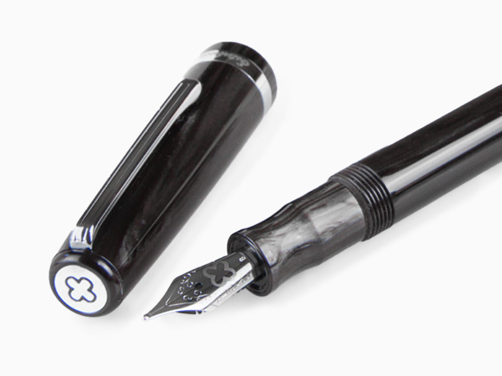 Esterbrook JR Tuxedo Füllfederhalter, Edelharz, Schwarz, EJR-BLACK