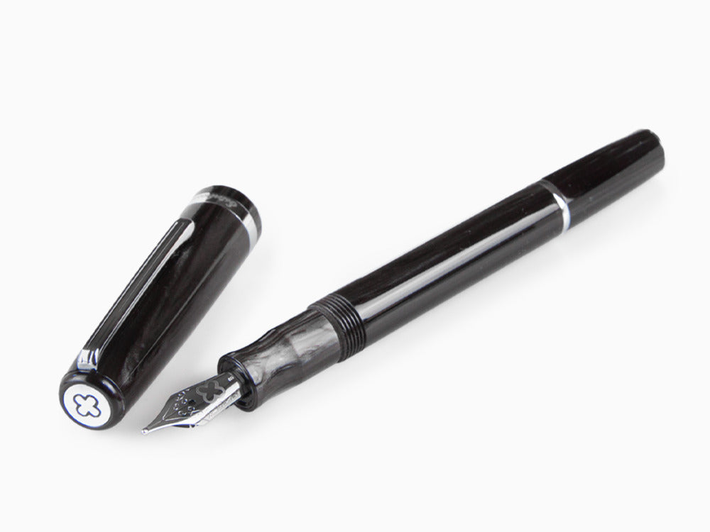 Esterbrook JR Tuxedo Füllfederhalter, Edelharz, Schwarz, EJR-BLACK