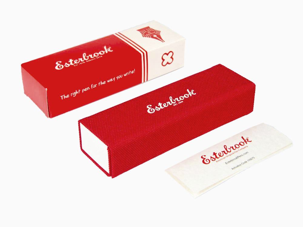 Esterbrook JR Beleza Füllfederhalter, Grün, Palladium, EJRBAS