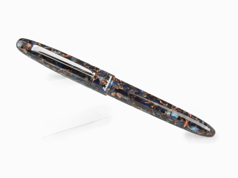 Esterbrook Estie Nouveau Bleu Füllfederhalter, Palladium, ENB146