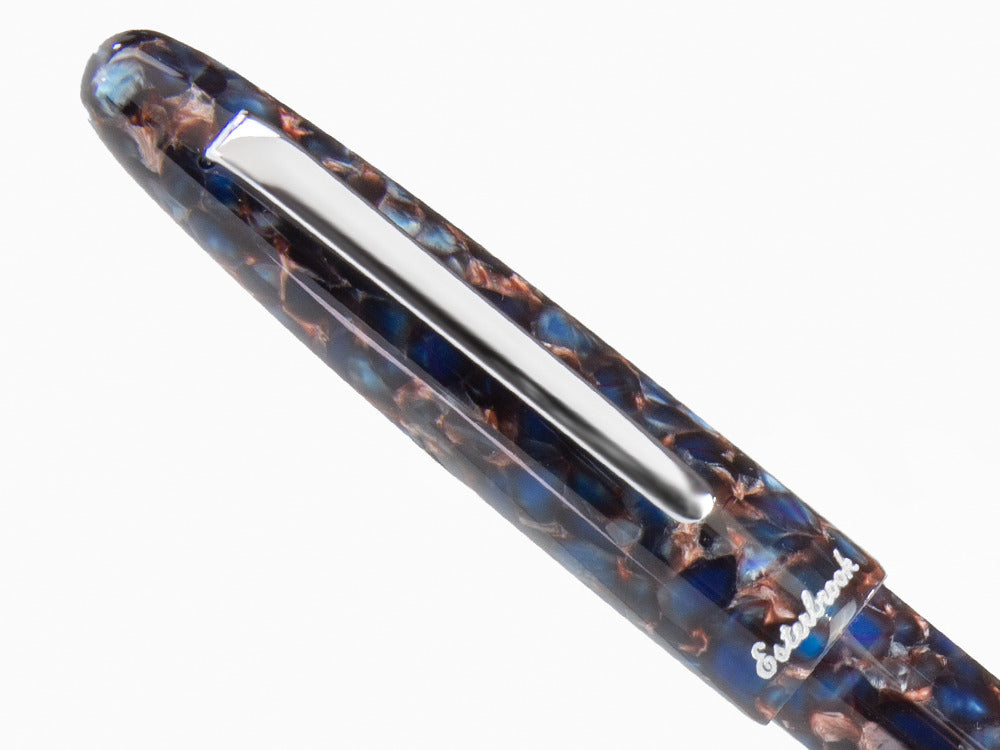 Esterbrook Estie Nouveau Bleu Füllfederhalter, Palladium, ENB146
