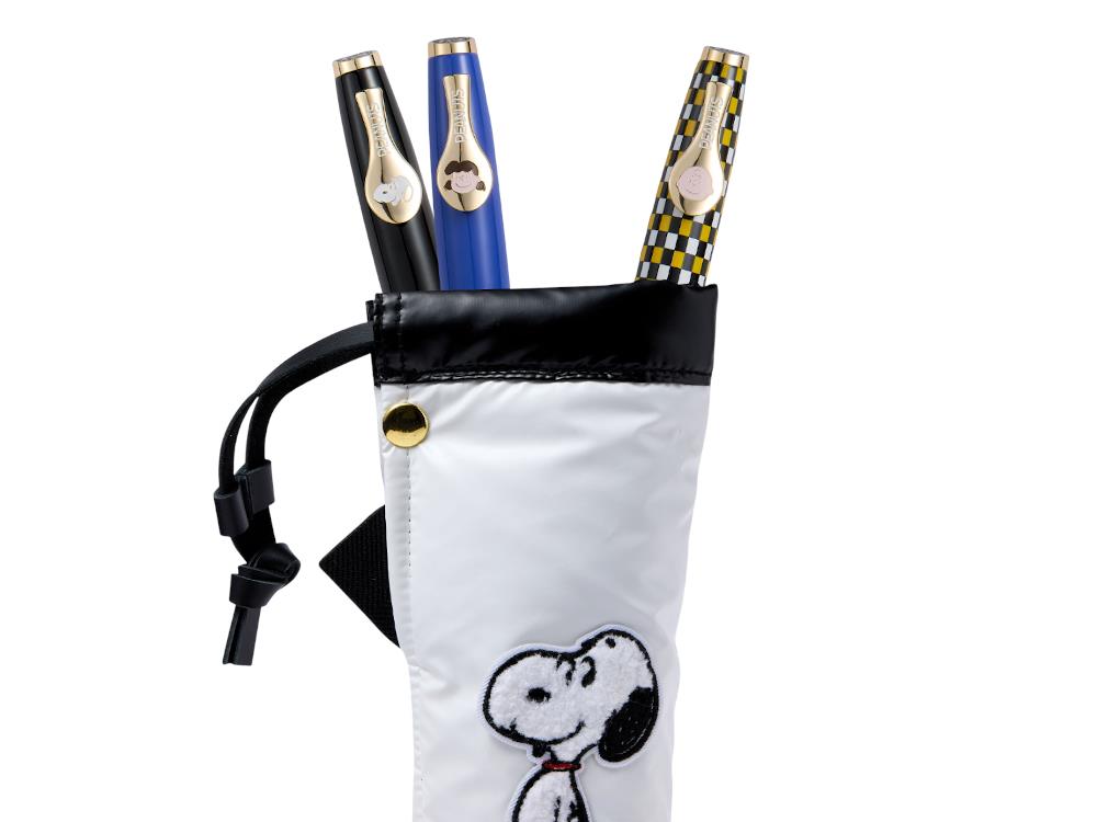 Esterbrook Cap2Go Snoopy Peanuts 75th Anniversary, Schwarz und weiss, EPEA2GO