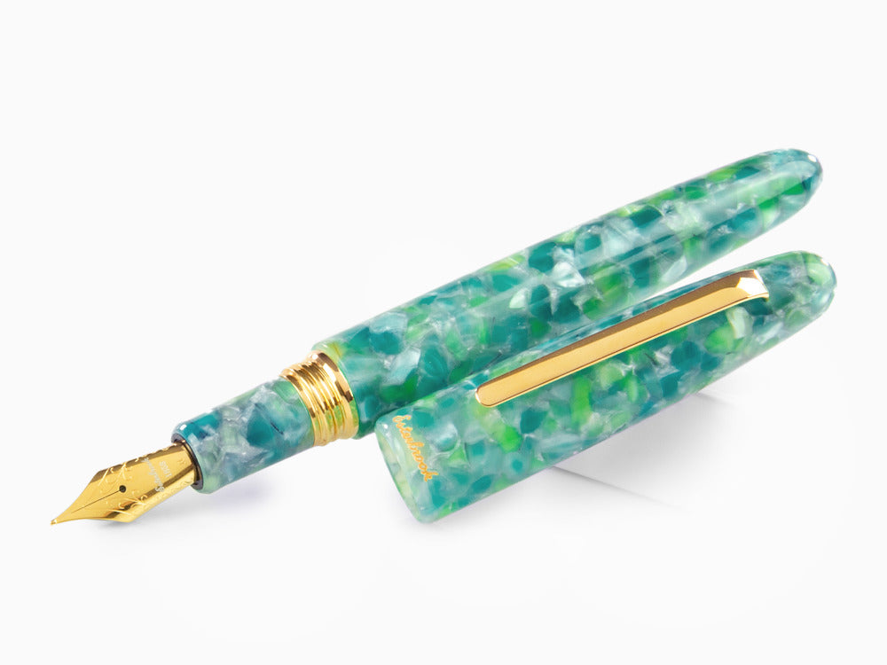 Esterbrook Estie Oversize Sea Glass Füllfederhalter, Vergoldet, ESG806