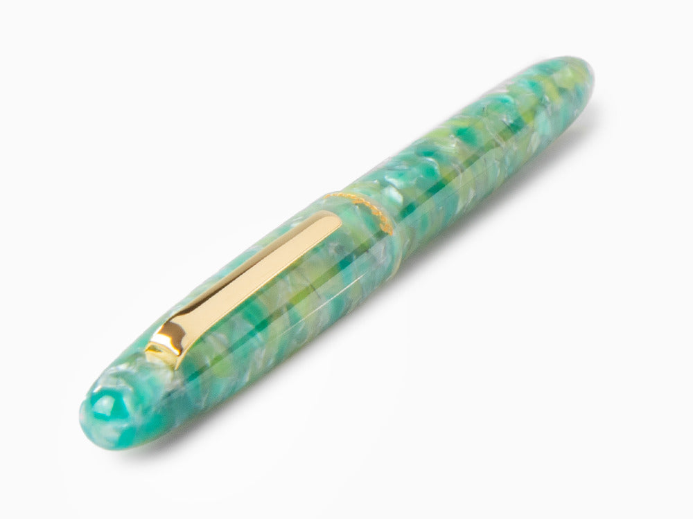 Esterbrook Estie Sea Glass Roller, Edelharz, Grün, Vergoldet, ESG817