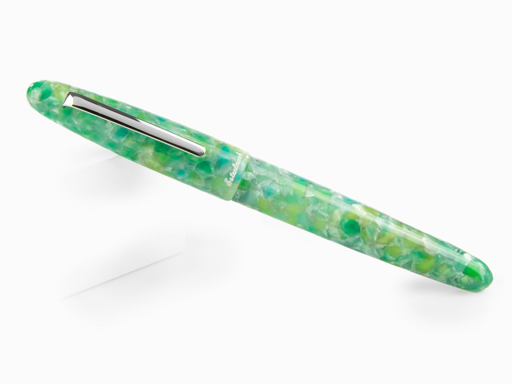Esterbrook Estie OV Sea Glass Füllfeder, Verchromte Akzente, ESG826