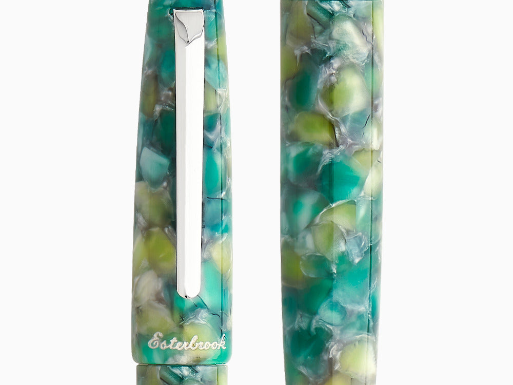 Esterbrook Estie Sea Glass Kugelschreiber, Edelharz, Verchromte Akzente, ESG829