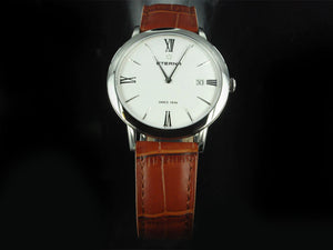 Eterna Eternity Lady Quartz Uhr, ETA 955.112, 40mm, Silber, 2711.41.12.1393