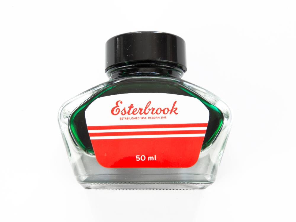 Esterbrook Tintenfass Evergreen, Grün, 50ml, Glass, EINK-EVERGREEN