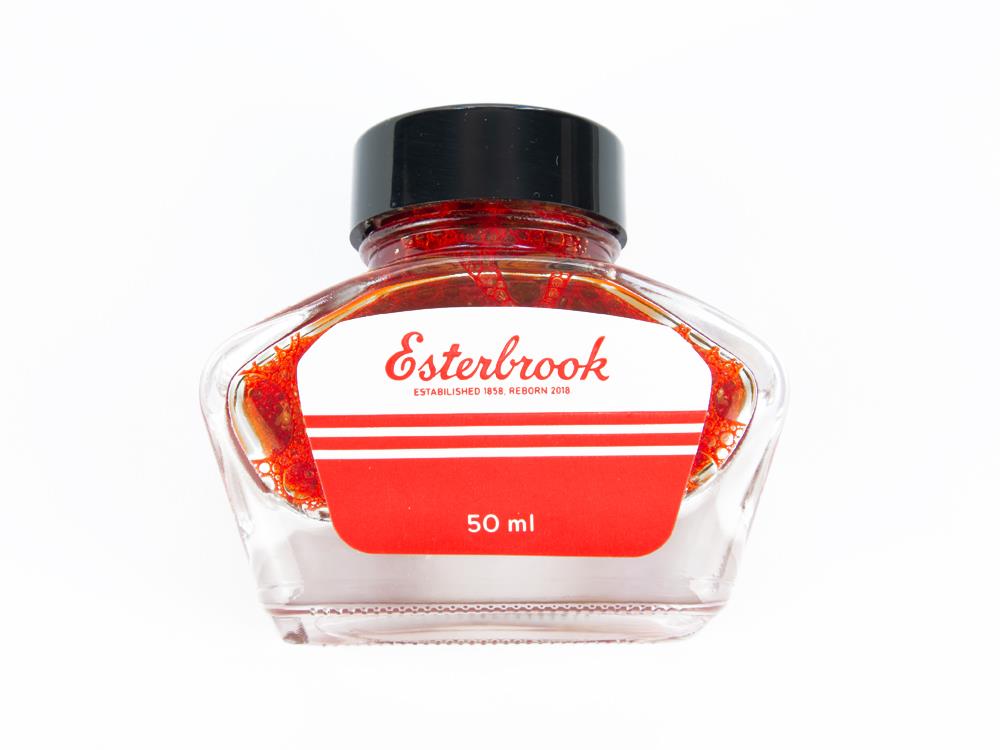 Esterbrook Tintenfass Tangerine, Orange, 50ml, Glass, EINK-SHIMM-TANGERINE