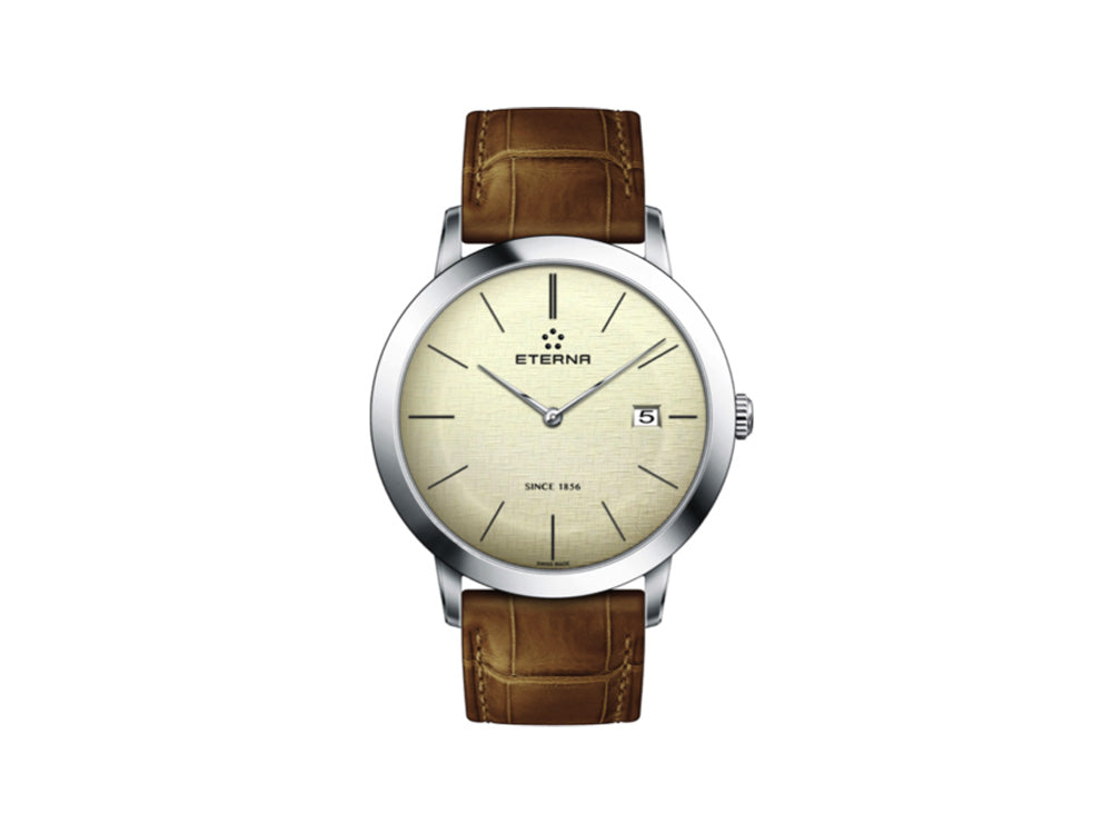 Eterna Eternity Gent Quartz Uhr, ETA 955.112, 40mm, Tag, 2710.41.90.1384
