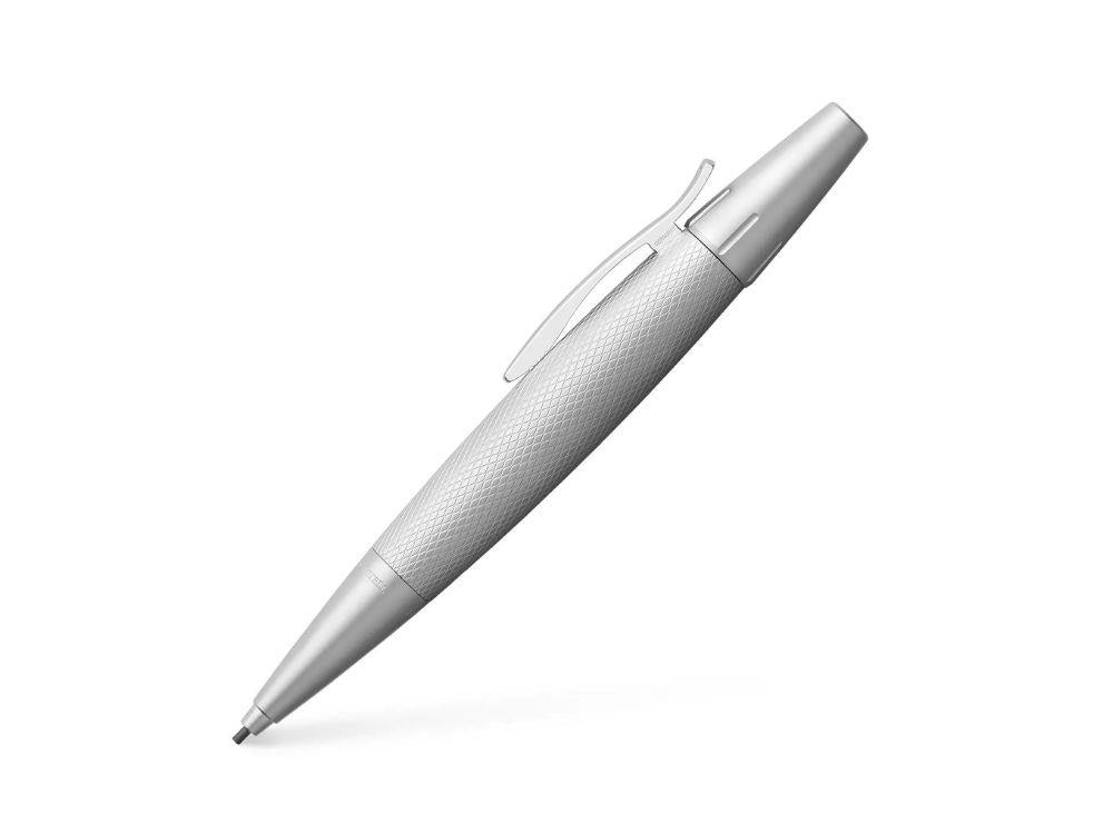 Faber-Castell E-Motion Minenbleistift, Metalle, Silber, 138676