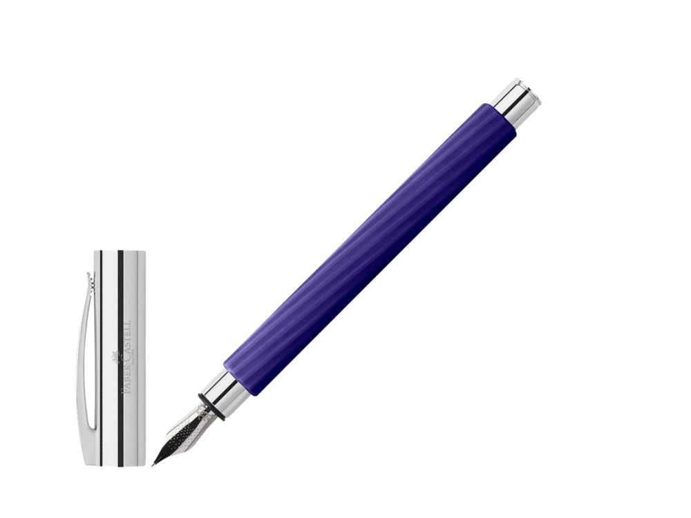 Faber-Castell Ambition Midnight Mauve Füllfederhalter, Edelharz,147780