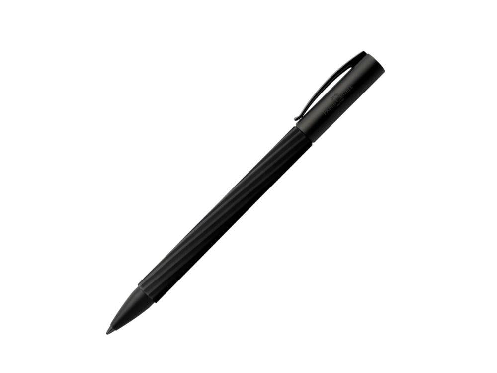 Faber-Castell Ambition Obsidian Kugelschreiber, Edelharz, Schwarz, 147795