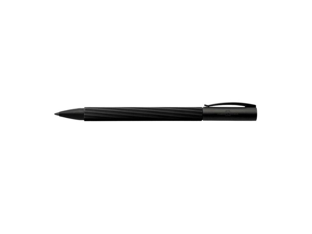 Faber-Castell Ambition Obsidian Kugelschreiber, Edelharz, Schwarz, 147795