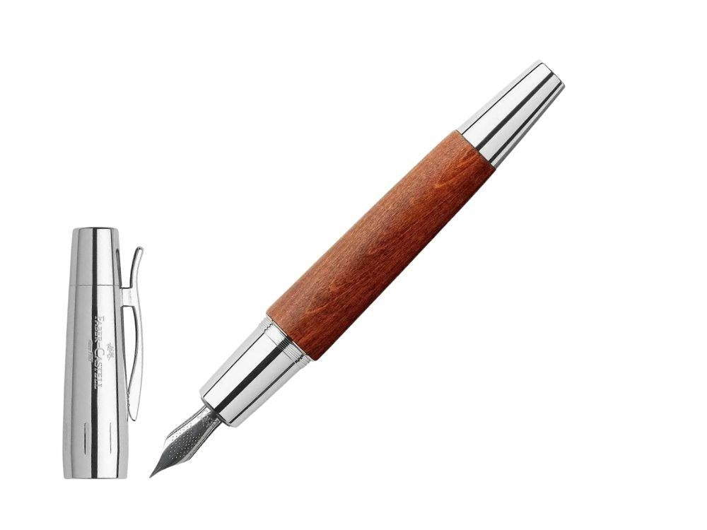 Faber-Castell E-Motion Füllfederhalter, Holz, Braun, 148200