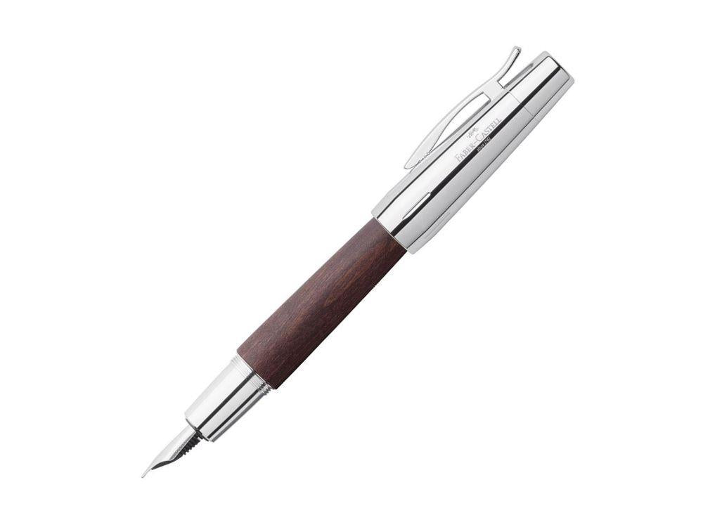 Faber-Castell E-Motion Füllfederhalter, Birnbaumholz, Braun, 148210