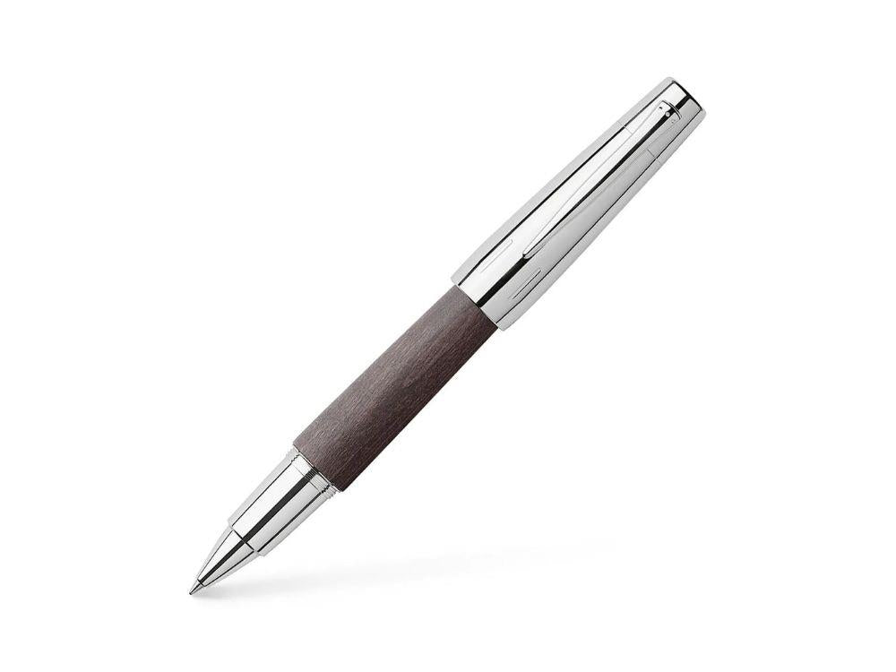 Faber-Castell E-Motion Roller, Birnbaumholz, Schwarz, 148225