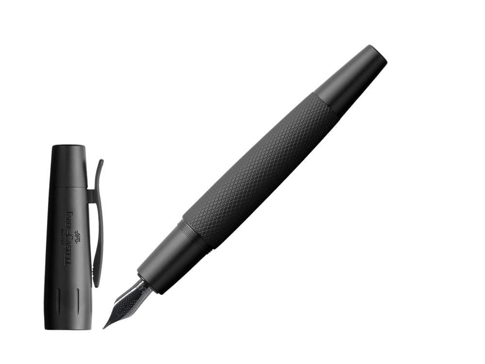Faber-Castell E-Motion Pure Black Füllfederhalter, Matte schwarz, 148620