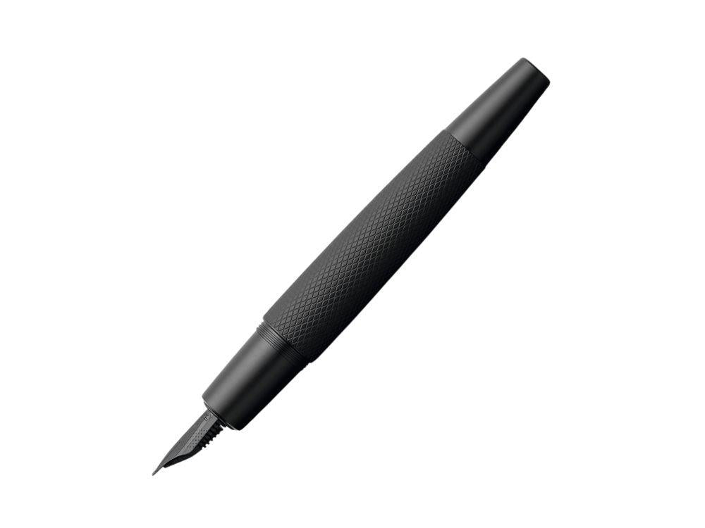 Faber-Castell E-Motion Pure Black Füllfederhalter, Matte schwarz, 148620