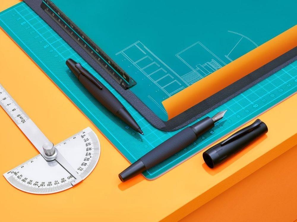 Faber-Castell E-Motion Pure Black Füllfederhalter, Matte schwarz, 148620
