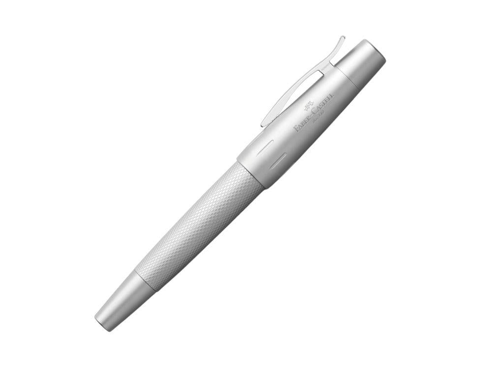 Faber-Castell E-Motion  Pure Silver Füllfeder, Silber, 148670