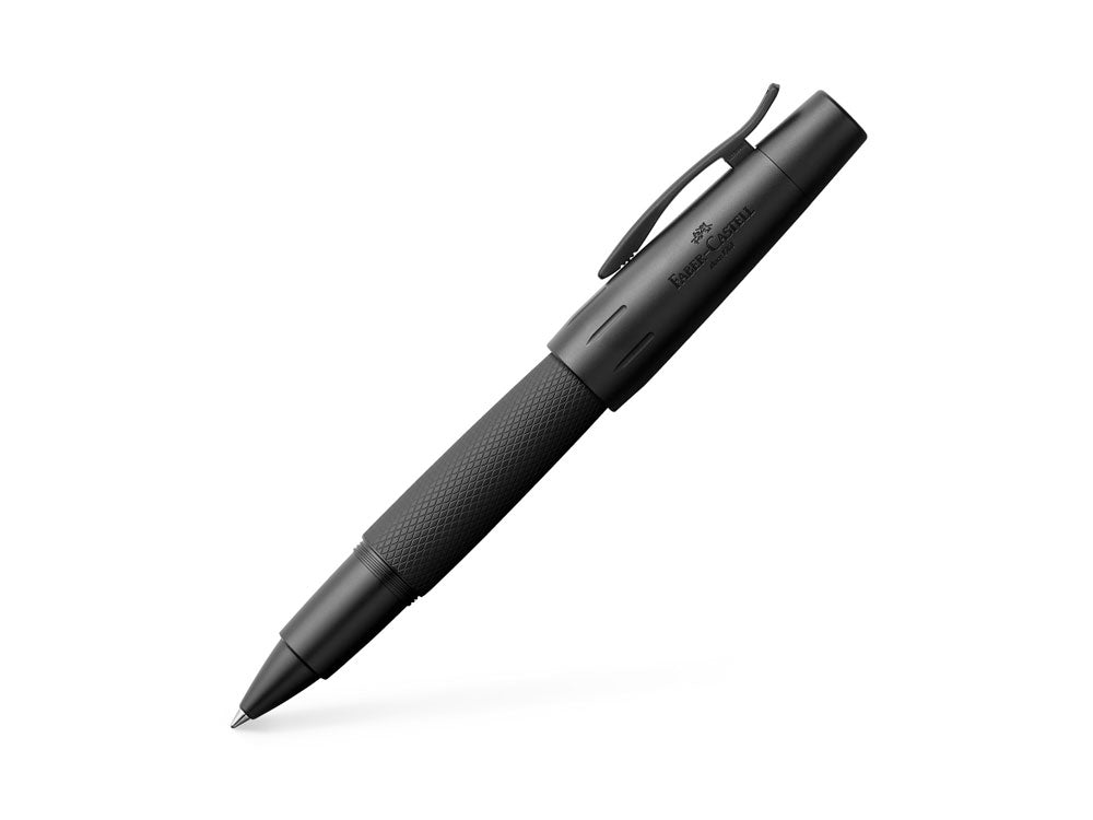 Faber-Castell E-Motion Pure Black Roller, Aluminium, Matte schwarz, 148625