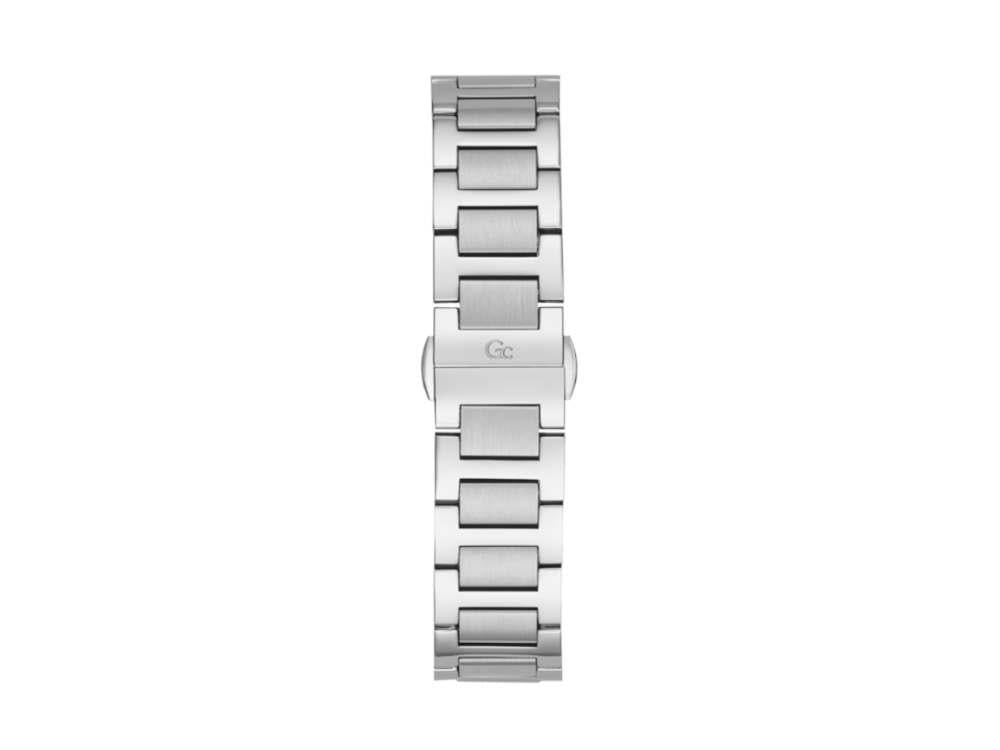 GC Watches Coussin Shape Quartz Uhr, Schwarz, 44 mm, Mineral Glas, Y99001G2MF