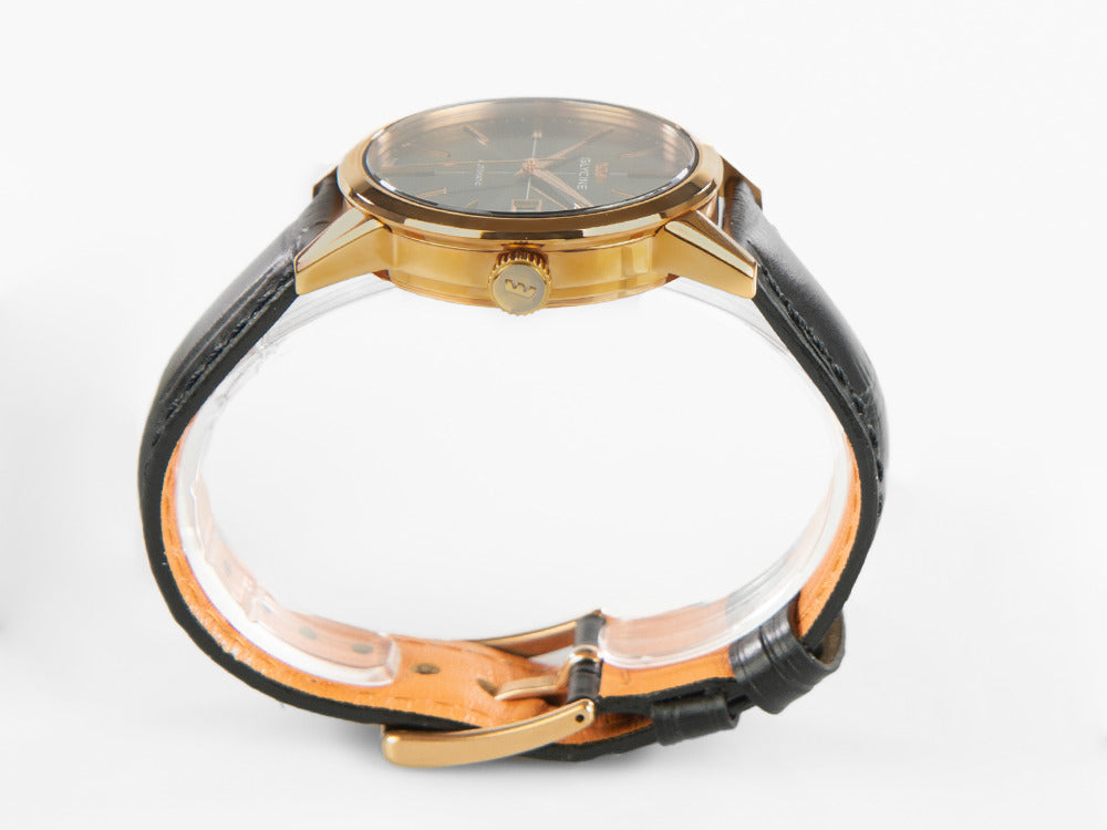 Glycine Classic Automatik Uhr, GL 224, Gold, 3910.29-LBK9