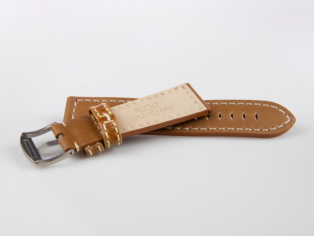 Glycine, Lederband, 24mm, Braun, LB7BHOL-24