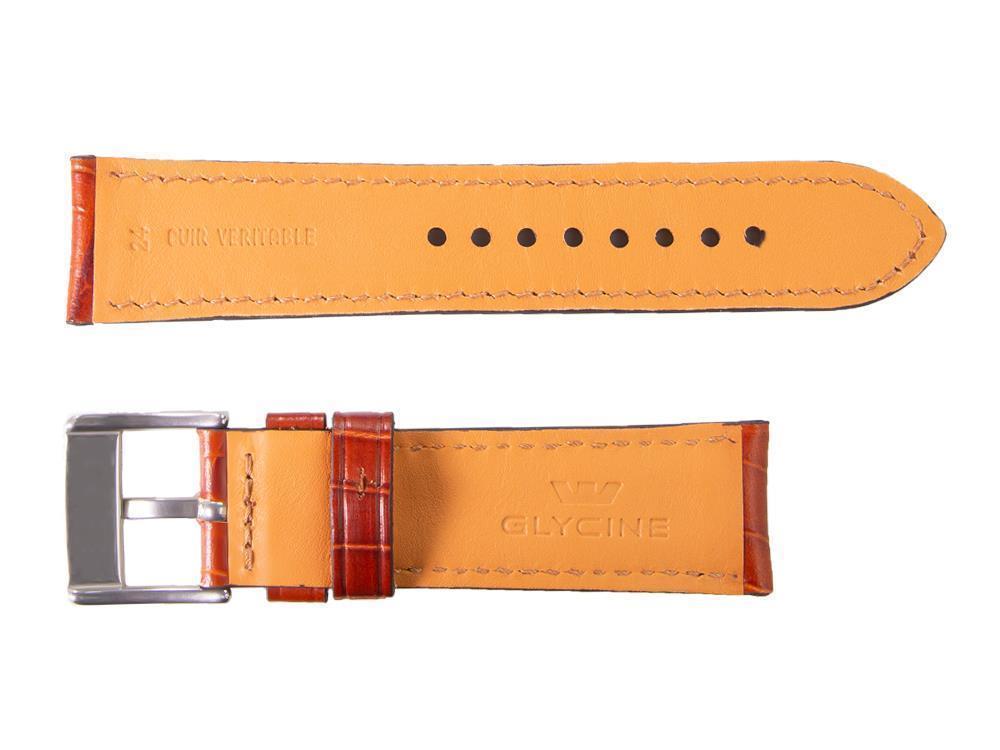 Glycine, Lederband, 24mm, Braun, LBK7BH-24