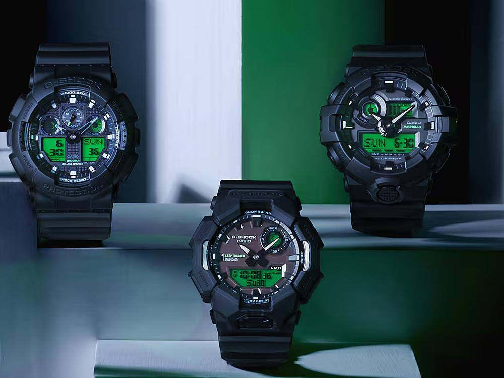 G-SHOCK Casio Classic Quartz Uhr, Harz, Schwarz, GA-100BEG-1AER