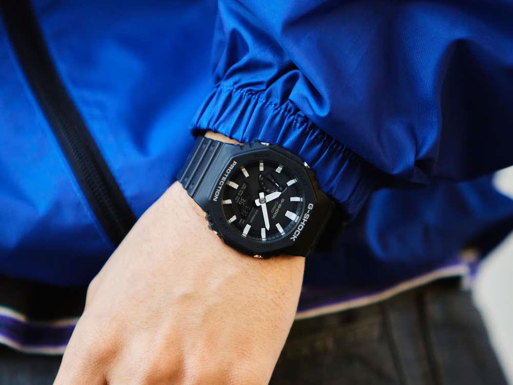 G-SHOCK Casio Classic Quartz Uhr, Harz, Schwarz, 48.5 × 45.4mm, GA-2100-1AER