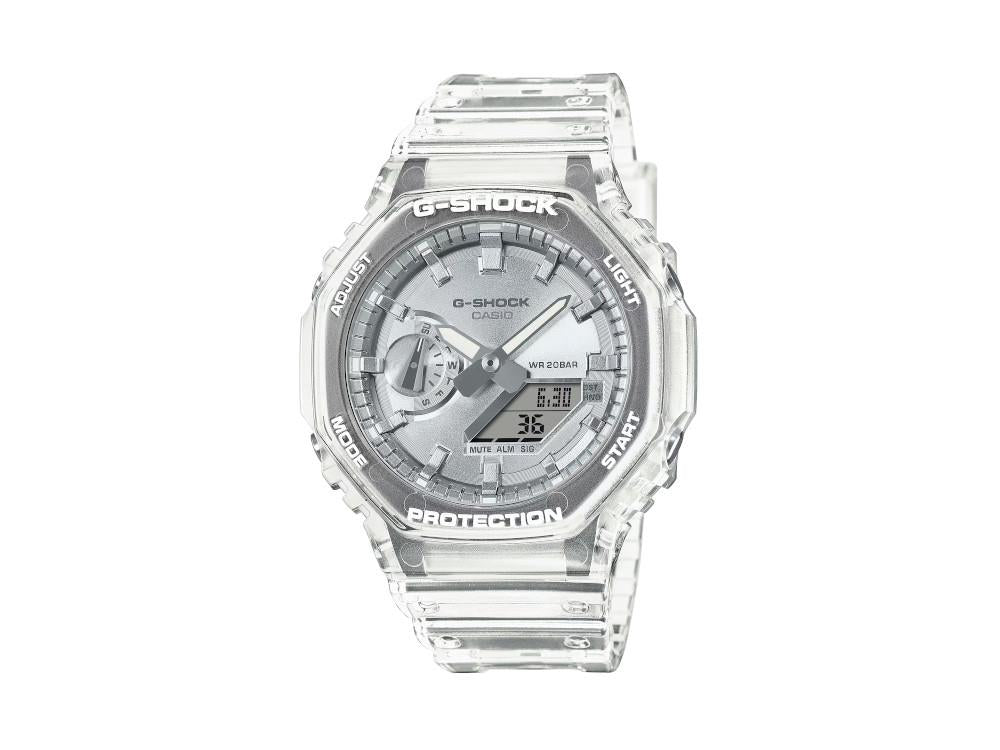 G-SHOCK Casio Classic Bright Metallic Quartz Uhr, Silber, GA-2100BM-7A8ER