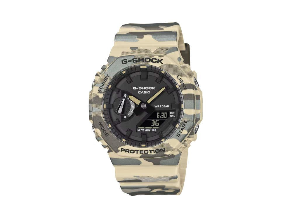 G-SHOCK Casio Trend Quartz Uhr, Schwarz, 48.5 × 45.4mm, GA-2100CM-5AER
