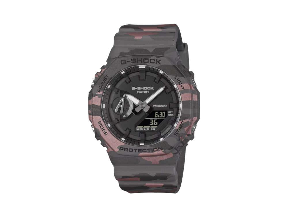 G-SHOCK Casio Trend Quartz Uhr, Schwarz, 48.5 × 45.4mm, GA-2100CM-8AER