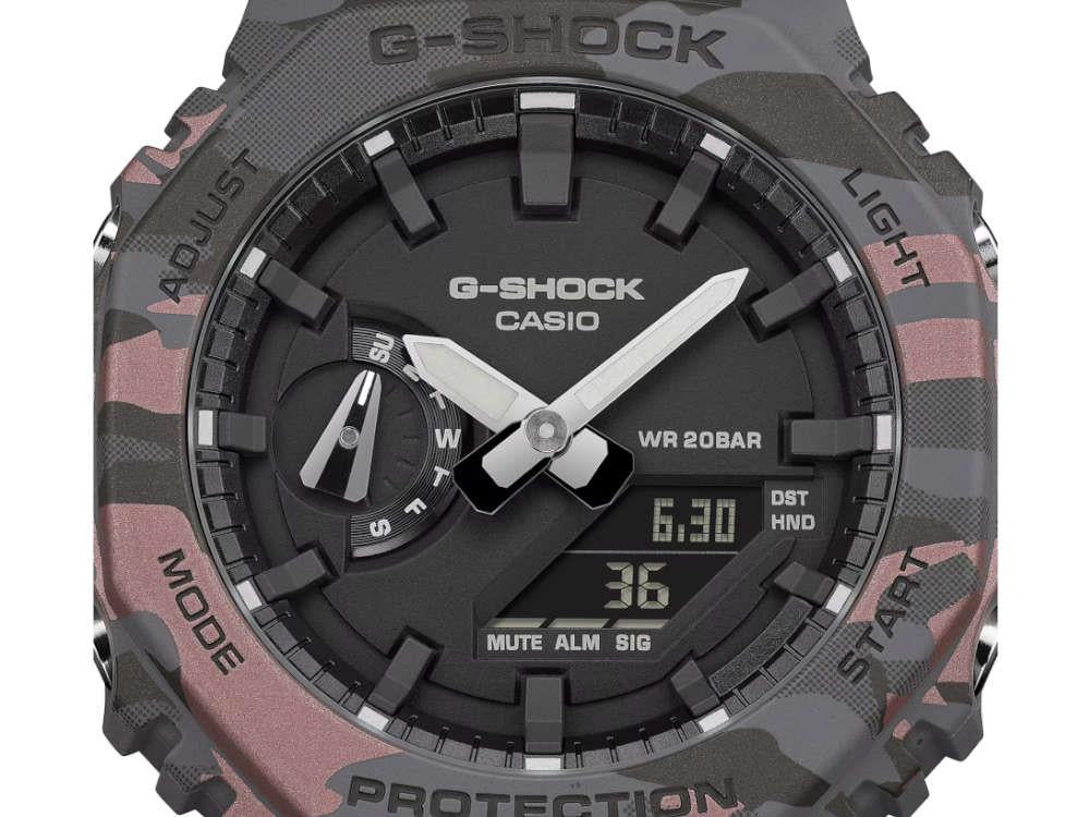 G-SHOCK Casio Trend Quartz Uhr, Schwarz, 48.5 × 45.4mm, GA-2100CM-8AER