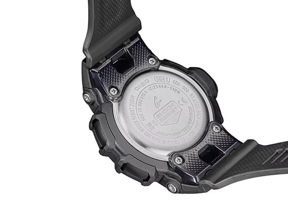 G-SHOCK Casio G-Squad Quartz Uhr, Harz, Schwarz, GBA-900-1AER